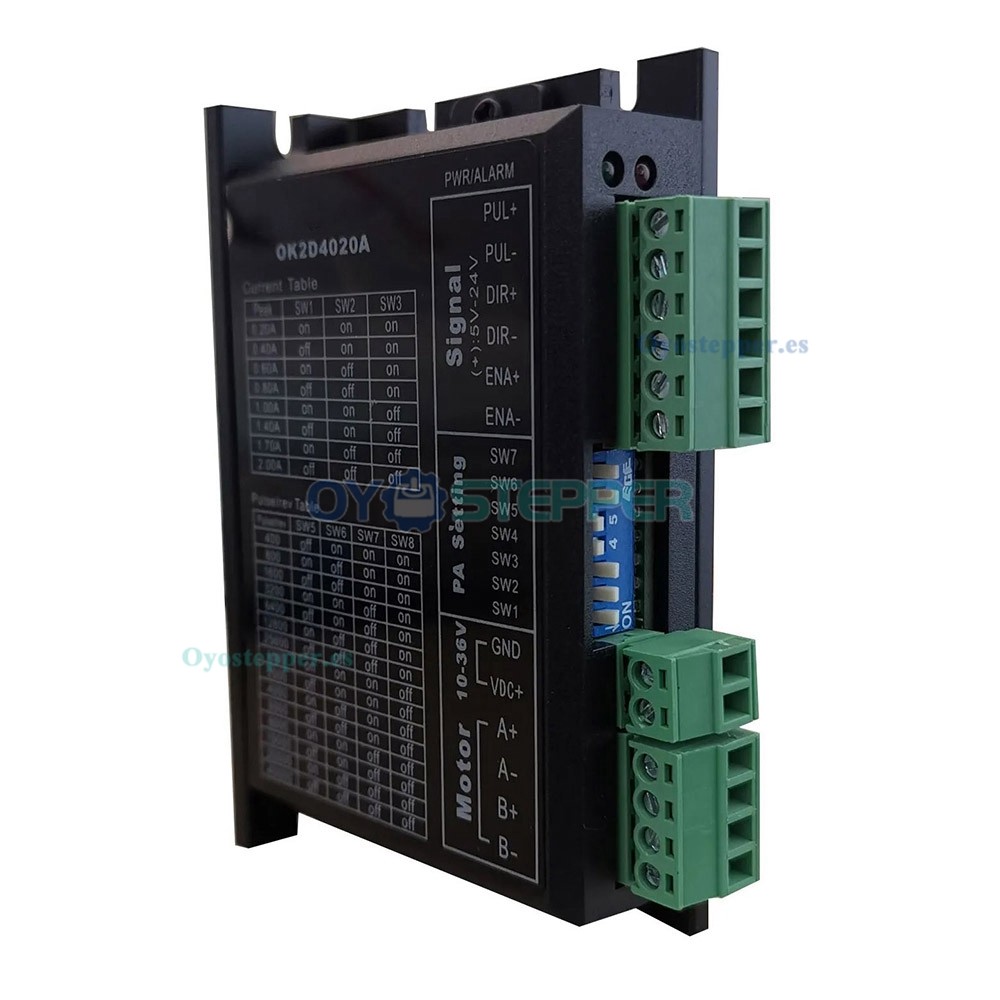 Controlador paso a paso digital 0.2-2A 5-24 VDC para motor paso a paso NEMA 8, NEMA 11, NEMA16, NEMA17